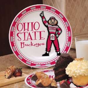 Ohio State University Collegiate Ceramic PlateKitchen DÃ©cor 