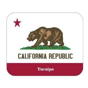  US State Flag   Yucaipa, California (CA) Mouse Pad 