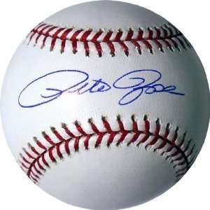  Pete Rose Hand Signed Baseball: Sports & Outdoors