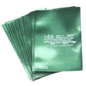Yu Gi Oh! Duelist Card Protector Deck Sleeves, Green Metallic, 50 