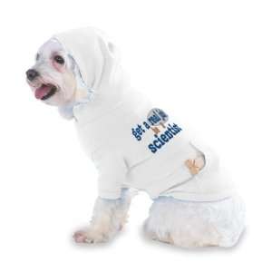get a real job be a scientist Hooded T Shirt for Dog or Cat X Small 