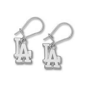  Los Angeles Dodgers Sterling Silver Dangle Earrings 