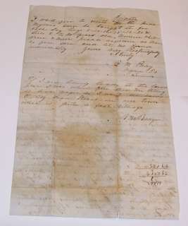 RARE 1857 MIFFLIN TENNESSEE LETTER RAILROADS SLAVES B.M. BRAY MERCHANT 