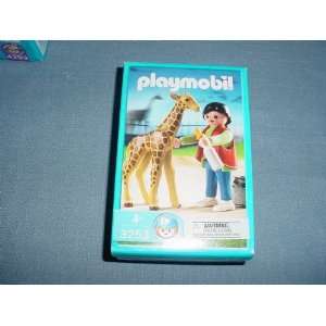  Playmobil 3253 Man & Giraffe Set Toys & Games