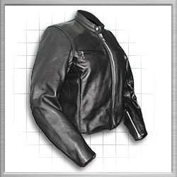 Womens Vanson Comet Motorcycle Jacket   Size 6  