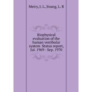 Biophysical evaluation of the human vestibular system Status report 