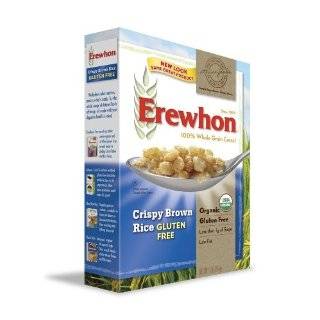 Erewhon Crispy Brown Rice Cereal, Gluten Free, Organic, 10 Ounce Boxes 