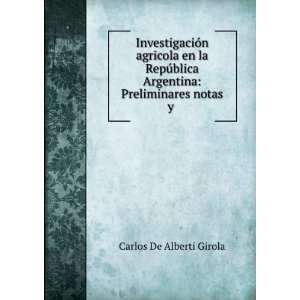  InvestigaciÃ³n agricola en la RepÃºblica Argentina 