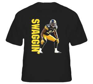 Pittsburgh Ike Taylor Swaggin Football T Shirt  