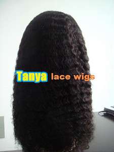 22 24 26 Human Hair Lace Wigs 100% Indian Remy Water Wave Wig Full 