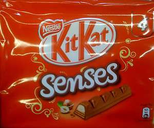 NESTLE KITKAT SENSES 4 x 31g bars in one bag 124g   from germany 