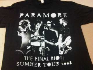 PARAMORE riot tour T SHIRT NEW YOUTH LARGE http//www.auctiva 