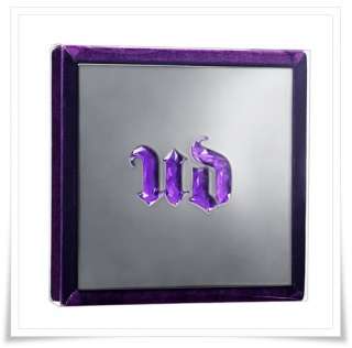 BEAUTIFUL Metallic Case with a faceted jewel like Urban Decay symbol 