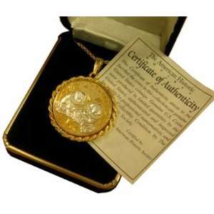  Gold Silver Panda Bear Coin Pendant Necklace Everything 