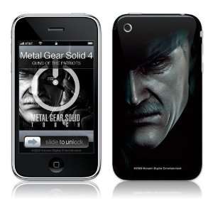  Metal Gear Solid 4 Touch Old Snake iPhone 3G Gelaskins 