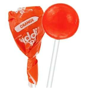 Yost Kiddi Pops, 100 Count Carton (4.5 lbs)   Orange Lollipops  