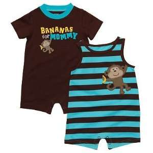   2pcs Boys Rompers (Banana for Mommy), Size 3month: Everything Else