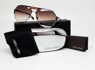 DSQUARED2 DQ 62 0062 SILVER BROWN 14F DQ0062 SUNGLASSES  