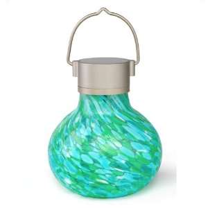  Allsop Solat Tea Lantern . Blue Green MINT: Patio, Lawn 