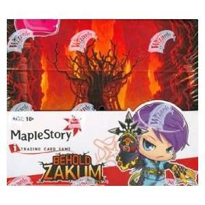  Maple Story Online Card Game  Behold Zakum Booster Box 