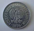 POLAND 1 ZLOTY 1990 UNC EAGLE WITH WINGS OPEN