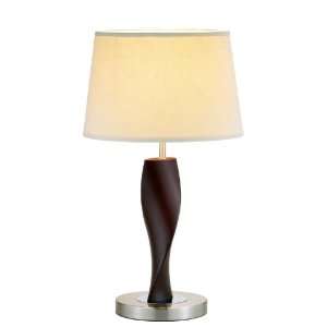  Adesso Lighting 4054 15 Helix Table Lamp, Walnut: Home 