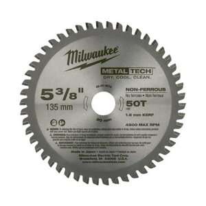  Milwaukee 48 40 4075 5 3/8 Inch 50T Ferrous Metal Blade 