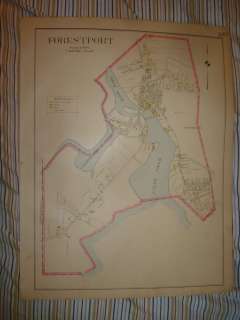 ANTIQUE FORSTPORT ONEIDA COUNTY NEW YORK MAP Superb NR  