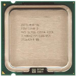  Intel Pentium D 945 3.40GHz 800MHz 4MB Socket 775 Dual 