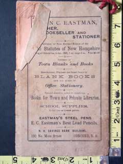 1912 Dudley Leavitts Farmers Almanac / Almanack  