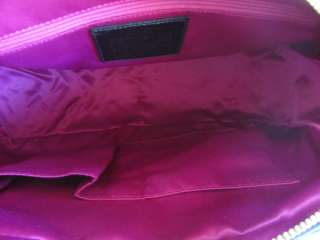 New Coach 17888 Poppy leather pushlock satchel black handbag purse $ 