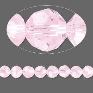  #4429 6mm Celestial Cut Crystal 32 facet round, pink   15 