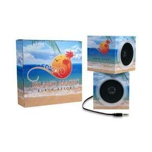  80 44700    Cube Shape Portable Speakers, Full Color 