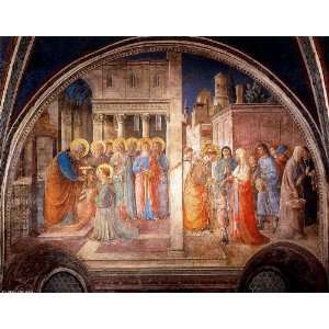  Hand Made Oil Reproduction   Fra Angelico   32 x 24 inches 