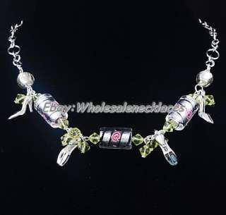 Charm 7Strand Handwork Lampwork Glass Beads Necklaces  