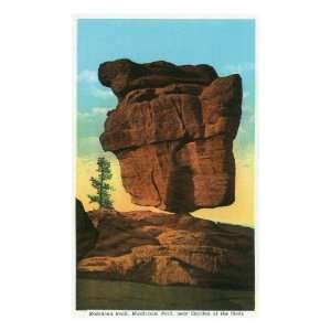 Colorado Springs, Colorado, View of Balanced Rock Premium Poster Print 
