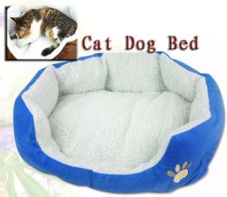 colors Warm Round Unique Soft Pet Dog Cat Bed + Cushion Dog Supplies 
