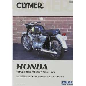  Clymer Honda Twins 450 500cc Manual M333 Automotive