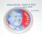 Bill Clinton, George H.W. Bush items in campaign buttons  