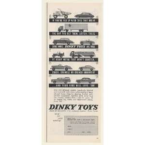   Toys Metal Cars Trucks Print Ad (Memorabilia) (50680)