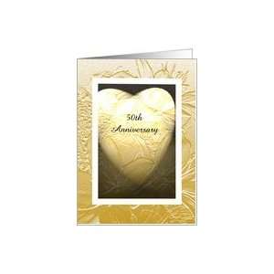  50th Anniversary Invitation    Heart of Gold Card: Health 