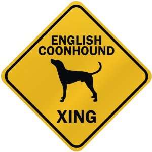 ONLY  ENGLISH COONHOUND XING  CROSSING SIGN DOG: Home 