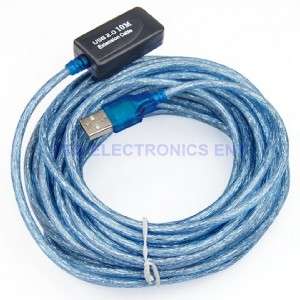 USB 2.0 Active Extension Repeater 480Mbp Cable 32FT 10M  