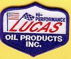 Lucas Oil Products 3 inch wide racing jacket patch emblem P761