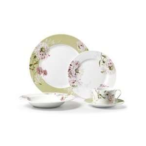   : By Mikasa Silk Floral Pink 5 Piece Place Setting: Kitchen & Dining