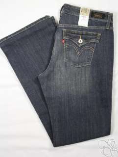LEVIS JEANS 545 Low Rise Boot Cut Slim Fit Inky Pants New  