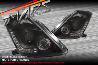 Day Time DRL Projector HeadLights Nissan 350Z Z33 03 05  
