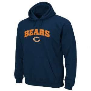 Chicago Bears Navy Classic III Hooded Sweatshirt:  Sports 