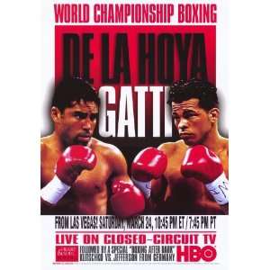  Oscar De La Hoya vs Arturo Gatti Movie Poster (11 x 17 