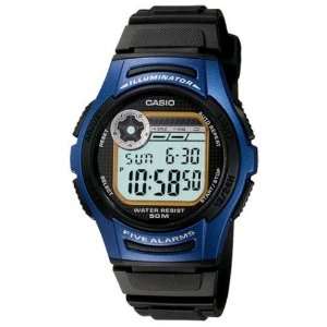    Casio #W213 2AV Mens 5 Alarm Countdown Timer Watch: Electronics